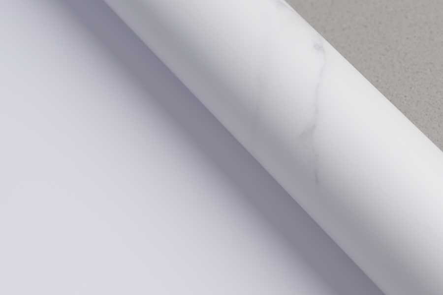 Film decorativ de imprimare PVC cu marmură albă Jazz